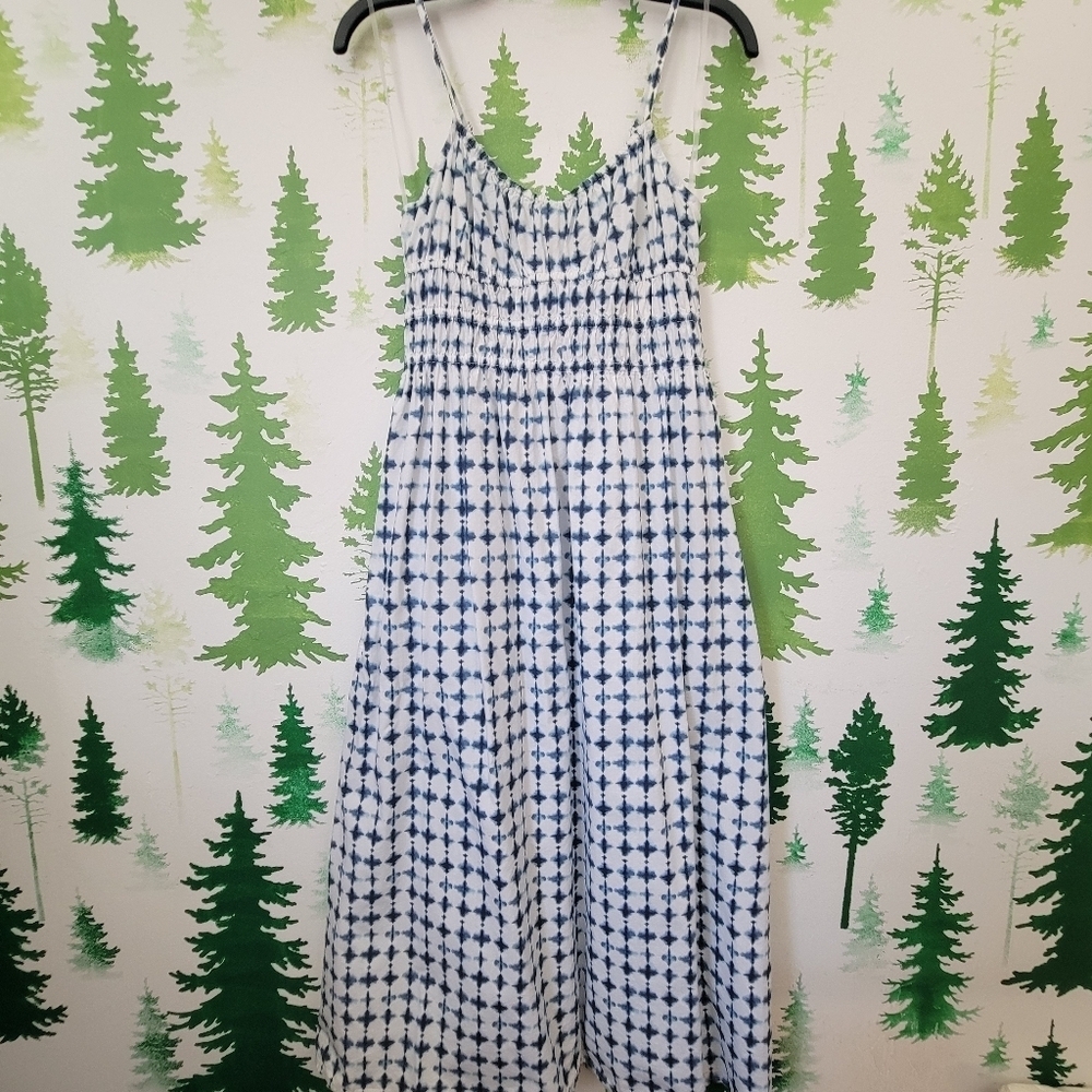New A.n.a Smocked Sleeveless Dress.